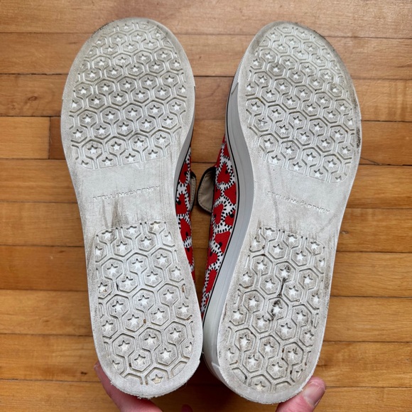 STELLA MCCARTNEY Hearts Binx Slip-On Wedge Platform Sneaker Women's Size EU 40 - Picture 13 of 14